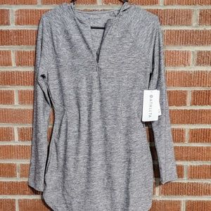 Athleta Pacifica Pleated Dress UPF - Heather Grey